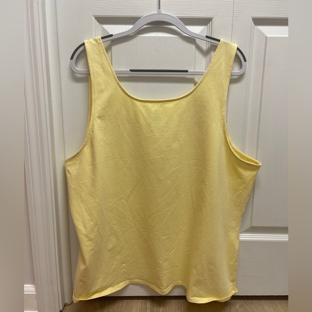 J.‎ Jill Women’s Yellow Perfect Tank Top in Size 4X - Picture 8 of 11